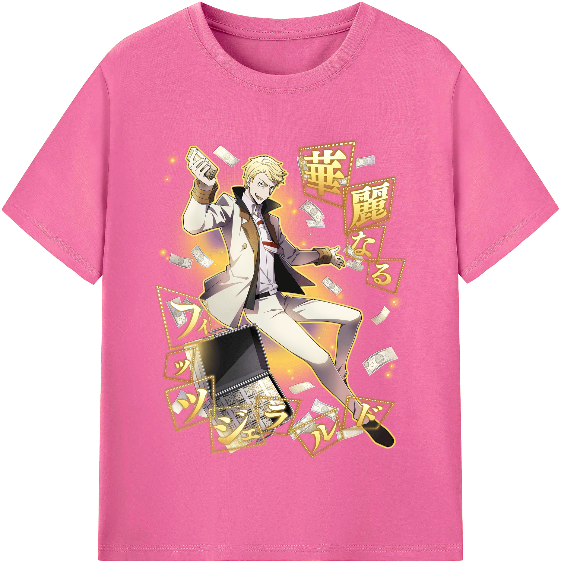 （画像用） 文豪ストレイドッグス Bungo Stray Dogs レディースカジュアルプリントTシャツ（綿100％）